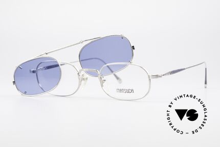 Matsuda 10108 Steampunk Sonnenbrille 90er, Größe: medium, Passend für Herren