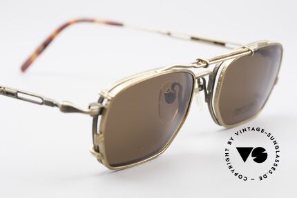 Matsuda 2882 Vintage Brille mit Sonnenclip, KEINE Retromode; ein ca. 20 Jahre altes Original, Passend für Herren