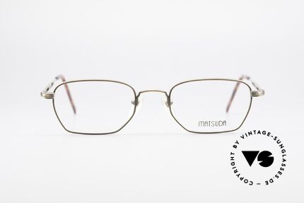 Matsuda 2882 Vintage Brille mit Sonnenclip, Größe: small, Passend für Herren