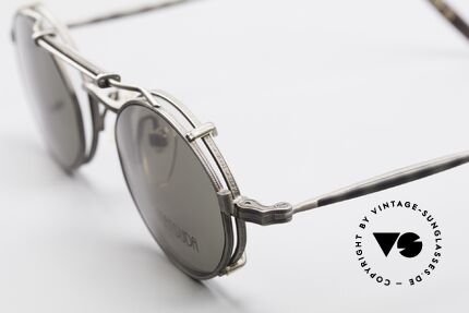 Matsuda 10101 Steampunk Brille Vintage, also einer Sicht auf die Zukunft, aus einer früheren Zeit, Passend für Herren