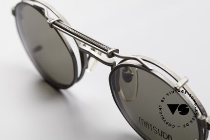 Matsuda 10101 Steampunk Brille Vintage, passend dazu trug Sarah Connor eine MATSUDA Brille, Passend für Herren