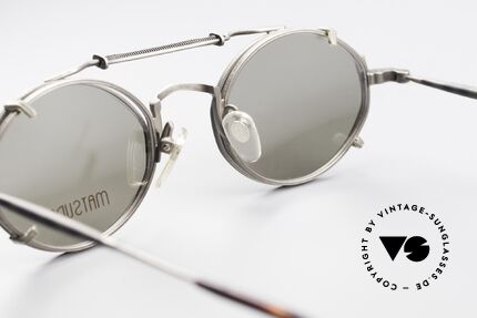 Matsuda 10101 Steampunk Brille Vintage, ungetragenes Einzelstück für Kunst- u. Modeliebhaber, Passend für Herren