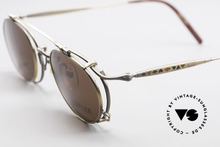 Matsuda 2853 Steampunk Vintage Brille, also einer Sicht auf die Zukunft, aus einer früheren Zeit, Passend für Herren