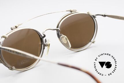 Matsuda 2853 Steampunk Vintage Brille, (im Science-Fiction-Klassiker "Terminator 2" von 1991), Passend für Herren