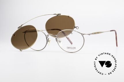 Matsuda 2853 Steampunk Vintage Brille, ungetragenes Einzelstück für Kunst- u. Modeliebhaber, Passend für Herren