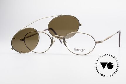Matsuda 10102 Steampunk Vintage Brille, Größe: small, Passend für Herren