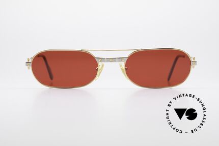 Cartier MUST Santos - M Luxus Sonnenbrille 3D-Rot, hier mit dem SANTOS Dekor in M Größe 55°20, 140, Passend für Herren Cartier MUST Santos - M Luxus Sonnenbrille 3D-Rot, hier mit dem SANTOS Dekor in M Größe 55°20, 140, Passend für Herren