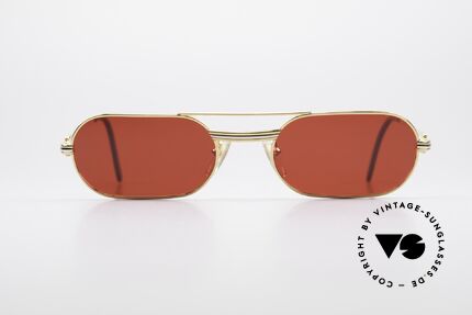 Cartier MUST LC - M 3D Rot Luxus Sonnenbrille, hier mit Louis Cartier Dekor in M Größe 55°20, 140, Passend für Herren