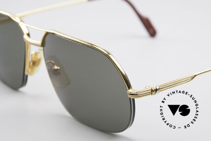 Cartier Orsay Halbrand Luxus Sonnenbrille, flexibler Halbrahmen (Top-Qualität), Luxusbrille, Passend für Herren