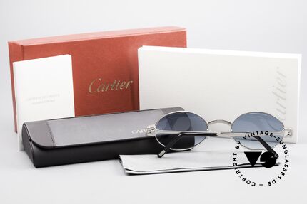 Cartier Spider Ovale Luxus Sonnenbrille, Größe: small, Passend für Herren und Damen