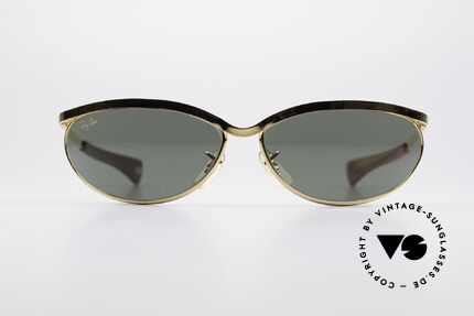 Ray Ban Olympian V Deluxe B&L USA Vintage Sonnenbrille, extrem solider Rahmen mit G15 Qualitätsgläsern, Passend für Herren