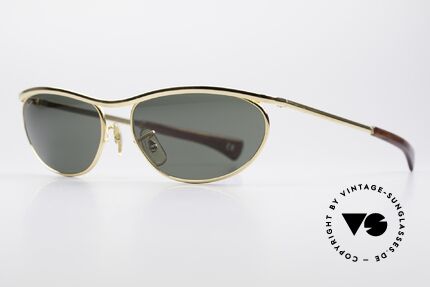 Ray Ban Olympian IV Deluxe B&L Vintage USA Sonnenbrille, ein 'made in USA' ORIGINAL aus den Achtzigern, Passend für Herren