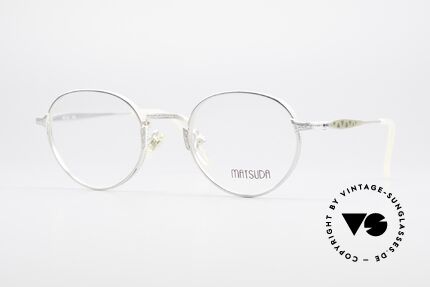 Matsuda 2858 Runde Vintage Designer Brille, runde vintage Brille von Matsuda aus den frühen 90ern, Passend für Herren und Damen