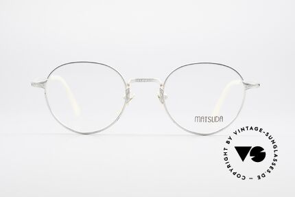 Matsuda 2858 Runde Vintage Designer Brille, fühlbar herausragende Top-Qualität aller Komponenten, Passend für Herren und Damen