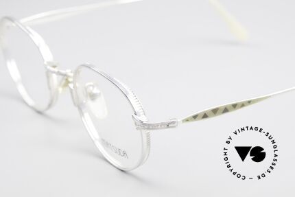 Matsuda 2858 Runde Vintage Designer Brille, sehr markante Gestaltung der Glasfassung, M Gr. 48-21, Passend für Herren und Damen