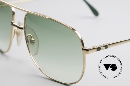 Lacoste 101 Sportliche Aviator Brille XL, dieses Modell ist aus den 1990ern, da Federscharniere, Passend für Herren