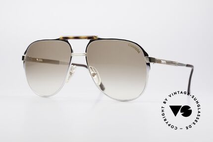 Carrera 5320 Einstellbare Bügel 80er Aviator, brilliantes CARRERA Brillen-DESIGN der 1980er, Passend für Herren