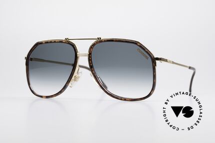 Carrera 5370 Vintage Sonnenbrille Klassisch, edle Carrera vintage Designer-Sonnenbrille der 1990er, Passend für Herren