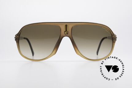 Carrera 5547 Alte 80er Vintage Sonnenbrille, enorm robuster Optyl-Kunstoffrahmen; Top Qualität, Passend für Herren