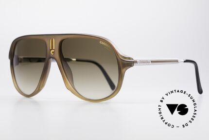 Carrera 5547 Alte 80er Vintage Sonnenbrille, orig. Carrera C-VISION 400 Gläser (100% UV Schutz), Passend für Herren