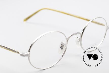 Oliver Peoples OP50V 90er Vintage Fassung Oval, ungetragen (wie alle unsere vintage O.P. Fassungen), Passend für Herren und Damen