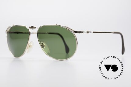 Morgan Motors 803 Oldtimer Sonnenbrille 80er, sehr edel & reich an Details (wie die herrlichen Autos), Passend für Herren