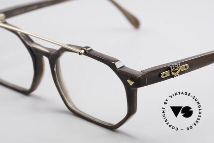 MCM München 301 Büffelhorn Vintage Brille 80er, ungetragen (wie alle unsere MCM vintage Brillen), Passend für Herren und Damen