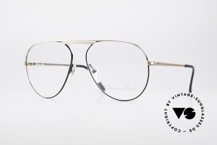 Christian Dior 2536 Vintage Aviator Brille Herren Details