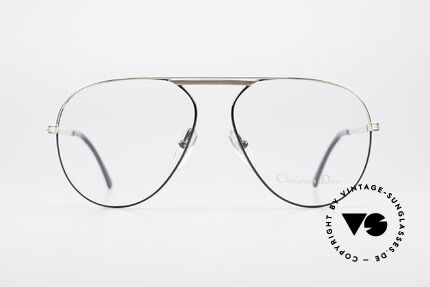 Christian Dior 2536 Vintage Aviator Brille Herren, Top-Qualität (Mittelteil & Bügel sind vergoldet), Passend für Herren
