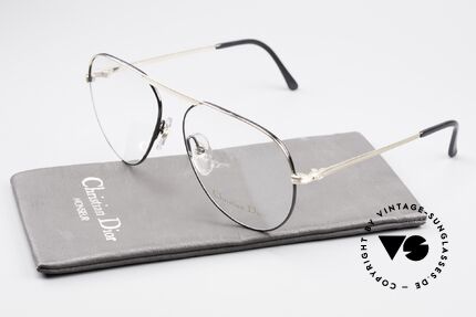 Christian Dior 2536 Vintage Aviator Brille Herren, Fassung ist beliebig (optisch / Sonne) verglasbar, Passend für Herren