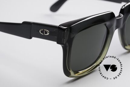 Christian Dior 1202 Monsieur 70er Optyl Brille, typischer grünlicher Farbton für die 1970er Jahre, Passend für Herren