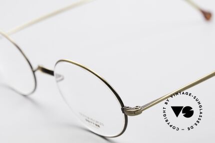 Oliver Peoples OP81AG Kleine Designer Brille Oval, ungetragenes O. Peoples Einzelstück (made in Japan), Passend für Herren und Damen