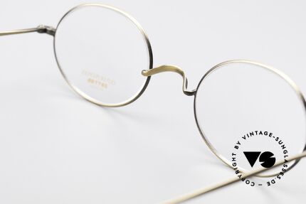 Oliver Peoples OP81AG Kleine Designer Brille Oval, Qualitätsfassung kann beliebig optisch verglast werden, Passend für Herren und Damen