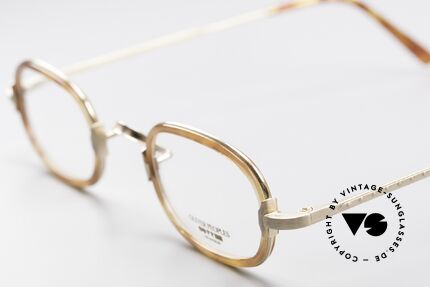 Oliver Peoples Fred Vintage Designer Brille Oval, ungetragenes O. Peoples Einzelstück (made in Japan), Passend für Herren und Damen