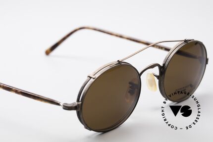 Oliver Peoples 5OVBR Vintage Brille Mit Vorhänger, ungetragen (wie alle unsere vintage O.Peoples Brillen), Passend für Herren und Damen