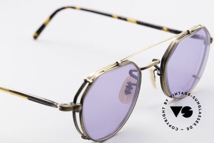 Oliver Peoples 12TAG Designer Sonnen Clip Brille, ungetragen (wie alle unsere vintage O.Peoples Brillen), Passend für Herren und Damen