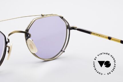 Oliver Peoples 12TAG Designer Sonnen Clip Brille, KEINE Retromode, sondern ein 25 Jahre altes Original, Passend für Herren und Damen