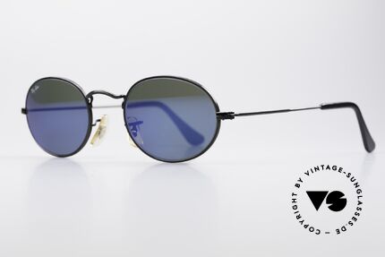 Ray Ban Classic Style I Blau Verspiegelte Sonnenbrille, beste Qualität von Bausch&Lomb (B&L), 100% UV, Passend für Herren und Damen