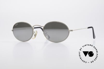 Ray Ban Classic Style I Sonnenbrille Silber Verspiegelt, Modell aus der alten Ray-Ban "Classic Collection", Passend für Herren und Damen