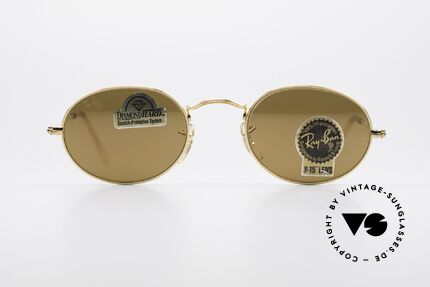 Ray Ban Classic Style I Sonnenbrille Diamond Hard, ovale USA Sonnenbrille + DIAMOND HARD Gläser!, Passend für Herren und Damen