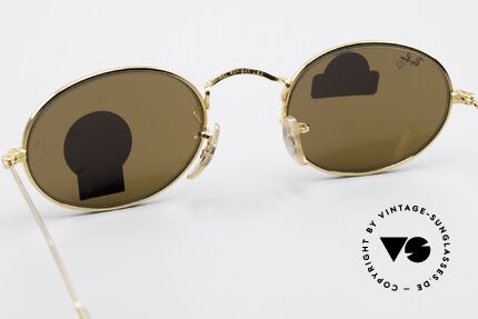 Ray Ban Classic Style I Sonnenbrille Diamond Hard, KEINE Retro-Sonnenbrille; ein 90er Jahre Original, Passend für Herren und Damen