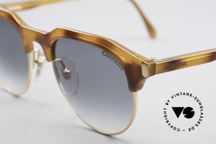 Carrera 5364 Panto Vintage Sonnenbrille, elegante Gläser in grün-Verlauf (für 100% UV Schutz), Passend für Herren