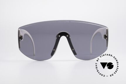 Carrera 5414 Rare Sport Sonnenbrille 90er, rares Modell mit nur einer Scheibe (Shades-Design), Passend für Herren