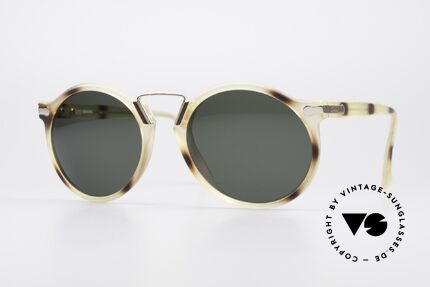 BOSS 5151 Panto Style Sonnenbrille 90er, klassische VINTAGE BOSS Designer-Sonnenbrille, Passend für Herren