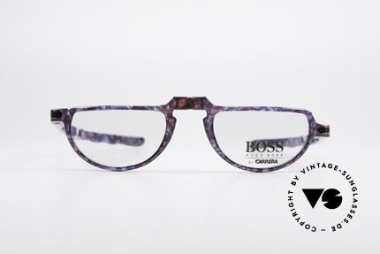 BOSS 5103 Vintage Falt Lesebrille 90er, Kooperation von BOSS & Carrera in den 90er Jahren, Passend für Herren und Damen