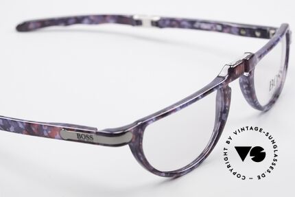 BOSS 5103 Vintage Falt Lesebrille 90er, ungetragenes Designerstück mit kleinem Hart-Etui, Passend für Herren und Damen