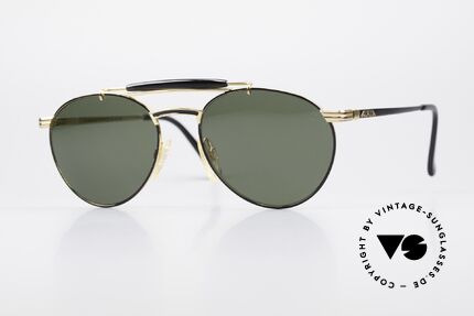 Alpina THE NEW MAN Rare 90er Aviator Sonnenbrille, spürbar hochwertige Materialien und Lackierungen, Passend für Herren und Damen