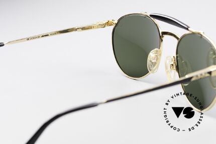 Alpina THE NEW MAN Rare 90er Aviator Sonnenbrille, die Fassung wäre auch für optische Gläser geeignet, Passend für Herren und Damen