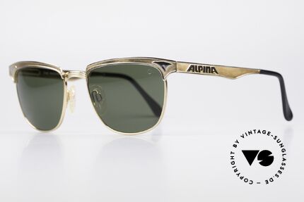 Alpina THE RACEMAN Klassische Vintage Brille 90er, ein zeitloser Alpina Klassiker mit 100% UV Schutz, Passend für Herren und Damen