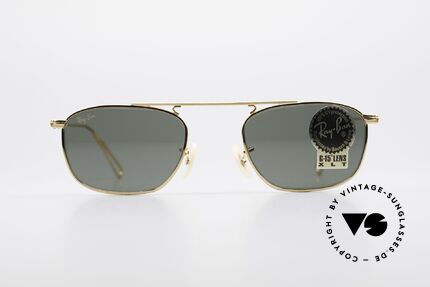 Ray Ban Vintage Square Alte USA B&L Sonnenbrille, ein altes USA-Original gefertigt von Bausch&Lomb, Passend für Herren und Damen
